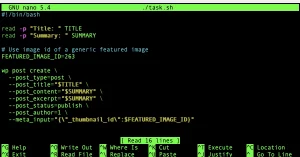 Creating WP-CLI Script To Automate Task Insertion